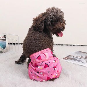 Dog Apparel Watermelon/Lemon Pattern Waterproof Pets Diaper Female Small Diapers Underwear Sanitary Panties Physiological Pants