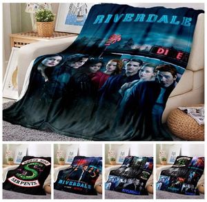 Blankets Drama The Riverdale Soft Throw Blanket Cartoon Printed Bedspread Sofa Gift