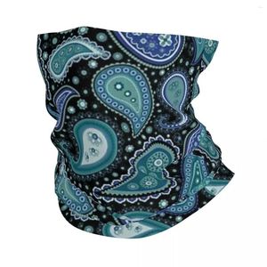 Sciarpe Bandana Modello Paisley Copricollo Maschera stampata Sciarpa Copricapo caldo Equitazione Unisex Adulto Inverno