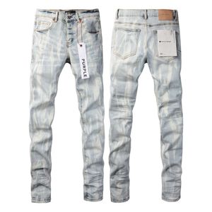 Purple Jeans Designer Jeans for Mens Straight Skinny Pants Jeans Baggy Denim European Jean Hombre Mens Pants Trousers Biker Embroidery Ripped for Trend 29-40 J7017