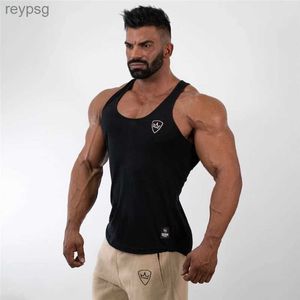 Men's Tank Tops mens tank tops shirt gym tank top fitness clothing vest sleeveless cotton man canotte bodybuilding ropa hombre man clothes wear YQ240131