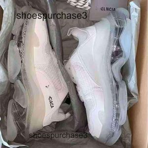 Designer Balencigs Fashion Casual Shoes Roller Skates Same Paris Family's Daddy 2024 Lovers' Ins Crystal Air Cushion Bottom 6-layer Elevated Sports BCZH