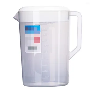Messwerkzeuge Wasserkrug Krug Getränkekrüge Behälter für kalten Tee Karaffe Wasserkocher Saft Sangria Limonade Plastikgetränke Kühlschrank Eisgekühlt