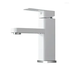 Bathroom Sink Faucets Basin White Faucet All Copper And Cold Black Washbasin Ceramic