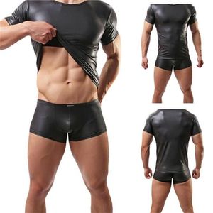 Roupas 2019 jaqueta de couro masculina pessoal bar palco mostrar qerformance roupas íntimas de couro collants para man255n