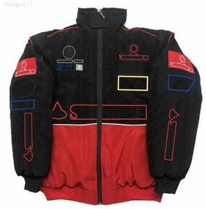 Men's Jackets F1 Racing Jacket New Full Embroidered Mens and Womens Suits Winter Warm Cotton Clothing Spot Sales Ys