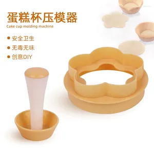 Baking Moulds Perfect Baked Tart Shells Mold Pastry Tamper Plastic Mini Round/Phyllo Tartlearts Shell Maker Cookie Cutter