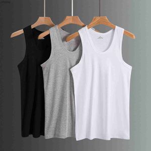 Men's Tank Tops Men Muscle Vests Cotton Underwear Sleeveless Tank Top Solid Muscle Vest Undershirts O-neck Gymclothing Bodybuilding Tank Tops YQ240131