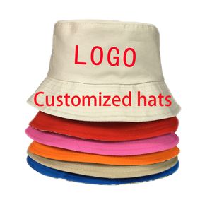 Boné de pesca unissex com logotipo bordado personalizado multicolorido chapéu balde de pescador