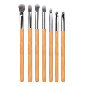 VelaYue Premium Set di pennelli per trucco 7 pezzi Ombretto Sbavature per sfumare contorno Eyeliner Sopracciglio Kit di strumenti applicatore per trucco 240124