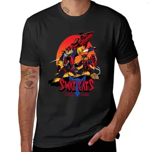 Męskie topy zbiornikowe Swat Kats T-shirt Radykalna koszulka eskadry śmieszne koszulki