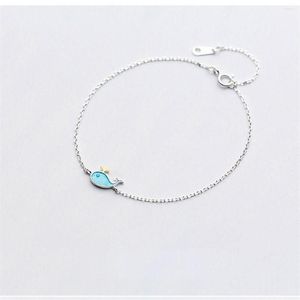 Link pulseiras 1 pc acessórios epóxi moda meninas presente pulseira de prata para mulheres manguito bonito baleia golfinho3248