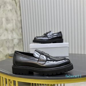 Elegante Gentleman-Schuhe aus gebürstetem Leder, leichte Gummi-Sneaker mit Sägezahnsohle, schwarzes Kalbsleder, Oxford-Walking, Party-Hochzeitskleid