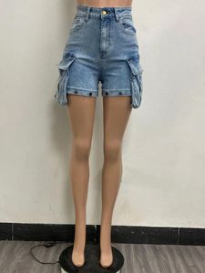 Women's Pants 2024 Designed Idle Style Japanese Fashionable High-End Fashion Casual Stretch Jeans Hollow-out Detached Shorts