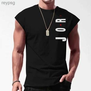 Men's Tank Tops Summer New Bodybuilding Vest Top Fashion Tight Dry Quality Loose Fit Mens Casual Daily Trend Workout Sleeveless Exercise Tank YQ240131