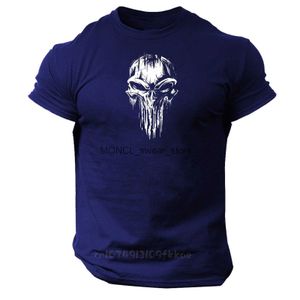 Homens camisetas Crânio Camiseta Ginásio Roupas Musculação Treinamento Treino Exercício Boxe MMA Top Moda Homens Equipados Fitness Verão Premium TeesH24131