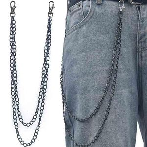 Keychains Keys Chain for Pants Belt Women Men Keychain Clip on Chains Punk Jeans Hipster Hip Hop Clothing Accessories