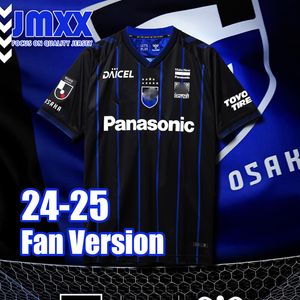 JMXX 24-25 Gamba Osaka Forma Ev Uzakta GK Kaleci J Ligi Japonya Erkek Adam Futbol Özelleştirilmiş Üniformalar T-Shirt Tshirt 2024 2025 Fan Versiyonu