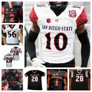 Marshall Faulk San Diego State Aztecs Football Jersey College Mark Redman Christian Jones Raphael Williams Jr. Martin Blake Phillippe Wesley homens mulheres jovens crianças