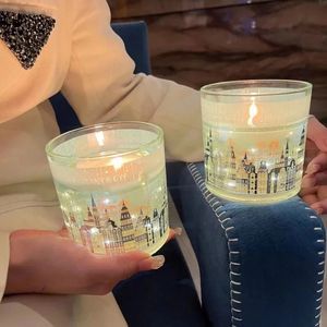 Luxury Fragrance Present Box Smokeless Scented Candle Wax Jelly Romantic Room Decor Aromatherapy Year Xmas Party 240122