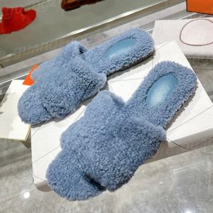 High Quality Designer Slippers with Teddy Fur Women's Winter Warm Outdoor Indoor Slipper 19355