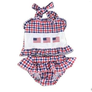 Kläduppsättningar Butik söt på JY 4: e självständighetsdagen Style Boy and Gril Swimsuit Drop Delivery Baby Kids Maternity DHGXS