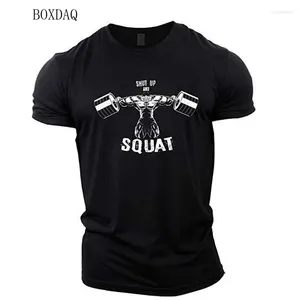 Herren T-Shirts Muscle Gym Outwork T-Shirts Kurzarm 3D-gedruckter Mann Sportliche Übung Casual Tops 6XL Plus Size Fitness Tees Kleidung