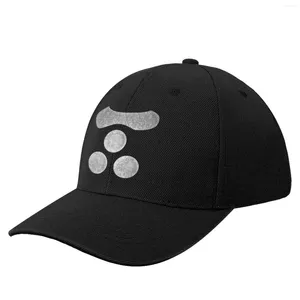 Ball Caps Mori Kamon Ichimonji Mitsuboshi In Silver Foil Baseball Cap Custom Hats Beach Bag Trucker For Men Women's