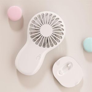 Uppladdningsbar Mini Portable Pocket Fan Telefonhållare Cool Air Hand Hold Travel Cooler Cooling Fan för Office Outdoor Home1213A