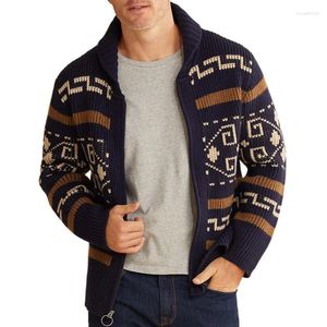 Suéter masculino de inverno, suéter de malha harajuku, cardigã casual, casaco térmico, jaqueta fina, jumper de malha, roupas masculinas