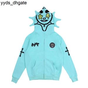 Bapesta 3D Estrela Sapato Impresso Y2k Casual Retro Mens Zip Up Casacos Com Capuz Homens Impressão Moletons de Alta Qualidade Com Capuz 295 NESU