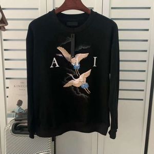 Hoodie Hoodie Genyer Sweater Sweater Mens Womens Trend Trend رسالة طباعة على الطراز الصيني بلوزشي أزياء غير رسمية من القطن الطويل عن الرقبة ر.