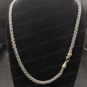 Dy marca designer mulheres homens pingente colares clássico ouro 925 prata vintage vários formatos colar de diamante comprimento 45-90cm joia presente com caixa frete grátis