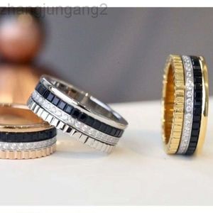 Designer Bvlgary Jewelry um novo anel de dragão da família do tesouro de alta edição clássico 18k ouro rosa líquido vermelho presente de dia dos namorados para um casal