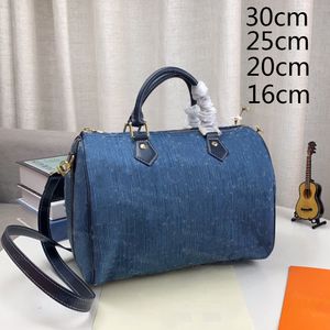 Denim Canvas Crossbody Pillow Bag Shoulder Handbag Purse Shopping Bags Hobo Handle Leather Handbags Zipper Underarm Men Wallet Bright surface Adjustable strap