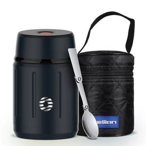 FJbottle Lunch Box 750ml/25oz Durevole barattolo per alimenti in acciaio inossidabile 18/10 Thermos per alimenti portatile isolato 240119