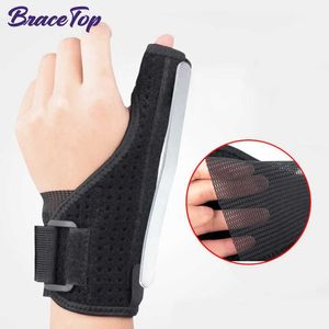 Bilek Destek Bracetop Medical Sports Bilek Başparmak Eller Destek Parmak Tutucu Çelik Splintörü Artrit Karpal Tünel Koruyucu Brace YQ240131