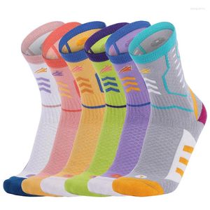 Men's Socks Unique Design Sport For Men Women Stretchy Summer Autumn Winter Colorful High Quality Running Basketball Crew