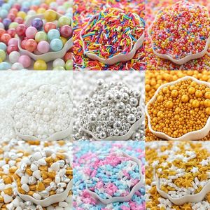 Kuchenwerkzeuge, Zuckerperlen, Gold, Silber, Dekorationen, gebackenes Gebäck, bunte Nadel, Süßigkeiten, Perlen, 500 g