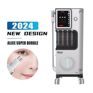 2024 Facial Reviews Rf Lifting Face Massager Skin Scrubber Ultrasonic Hydro Oxygen Machine Women Men Skin Use