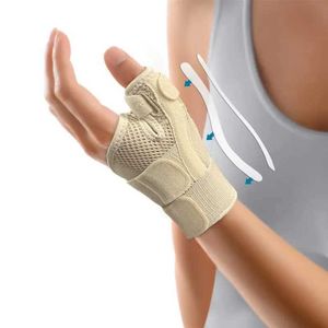 Wsparcie nadgarstka Elastyczna szyna kciuka Wspornik Wspornik Wsparcia do zapalenia ścięgna zapalenia stawów oddychające osłona kciuka pasuje do prawej i lewej ręki YQ240131