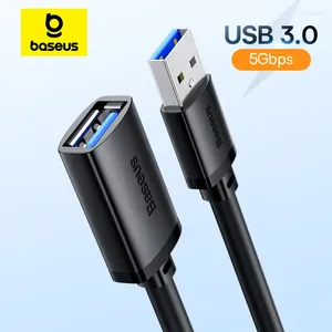 Baseus USB Extension Cable 3.0 For Smart Laptop PC TV Xbox One SSD Extender Cord Mini 5Gbps Fast Speed