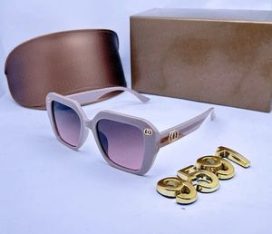 Lüks Tasarımcı Marka Retro Square Polarize Güneş Gözlüğü Kadınlar Erkekler Vintage Shades UV400 Klasik Büyük Metal Çerçeve Güneş Gözlükleri 9591