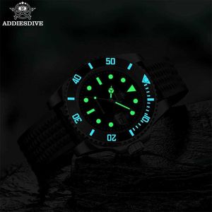 Andra klockor Addiesdive Quartz Watch Diving 200M C3 BGW9 Super Bright Ceramic Ring Luxury Rostfritt stål Rummiband sport Mens Watch J240131