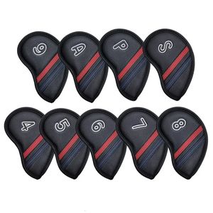Golf Iron Cover Irons Club PU Leather Golf Head Cover Golf wood Accessories Golf sand head Cover 240129
