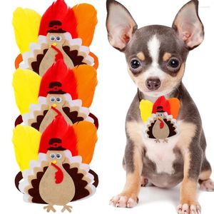 Köpek giyim 20/50pcs Thankgie Bowtie hindi sonbahar küçük kedi papyon moda şükran aksesuarları evcil hayvan malzemeleri