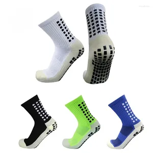 Herrensocken 2024 BILYCLUB Anti-Rutsch-Fußball Männer Frauen Outdoor Sport Grip Fußball EU 38-44 US6-10 Crew High Tube