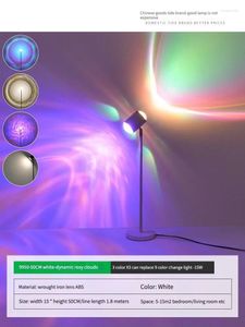 Lampy podłogowe 2024 Włochy Design Rainbow Nowoczesne światło LED 15 W Sulsets Projekcja salonu na stojak na sypialnię lampa atmosfery