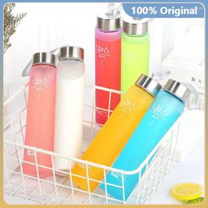 Water Bottles Plastic Bottle For Drinking Portable Sport Tea Coffee Cup Kitchen Tools Kids School Transparent 280ml