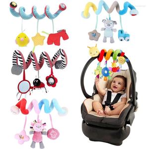 Stroller Parts Soft Infant Crib Bed Toy Spiral Baby For Borns Car Seat Educational Rattles Towel Bebe Toys 0-12 Months